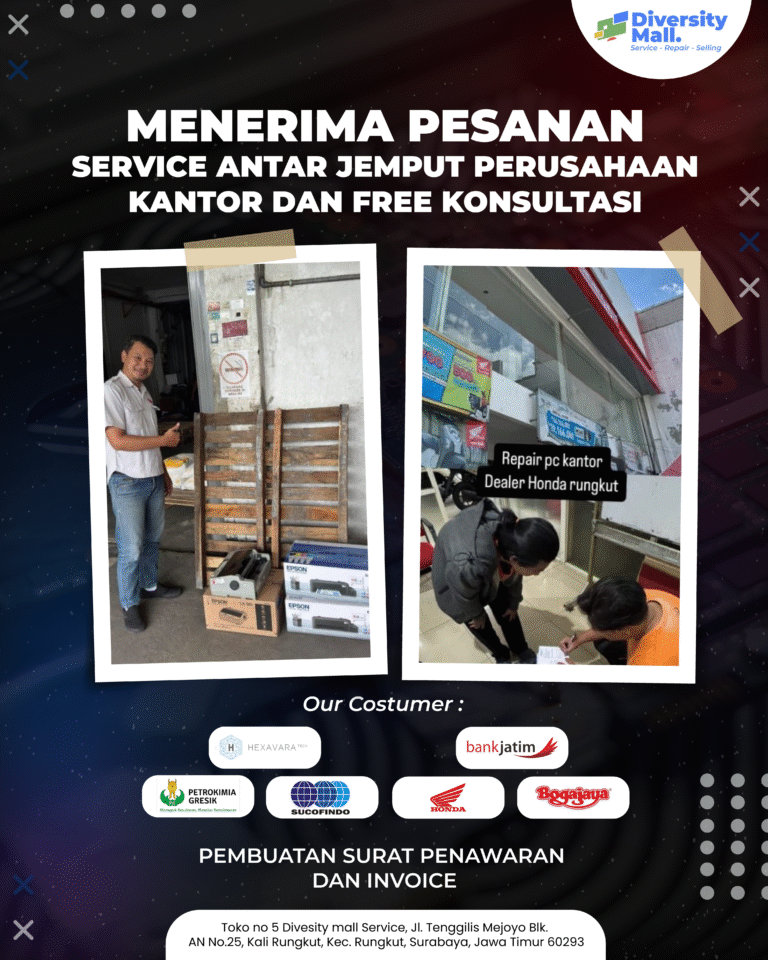 Menerima Pesanan Service Laptop & PC Surabaya Antar Jemput Service laptop & PC Surabaya untuk kantor dan personal - antar jemput & free konsultasi